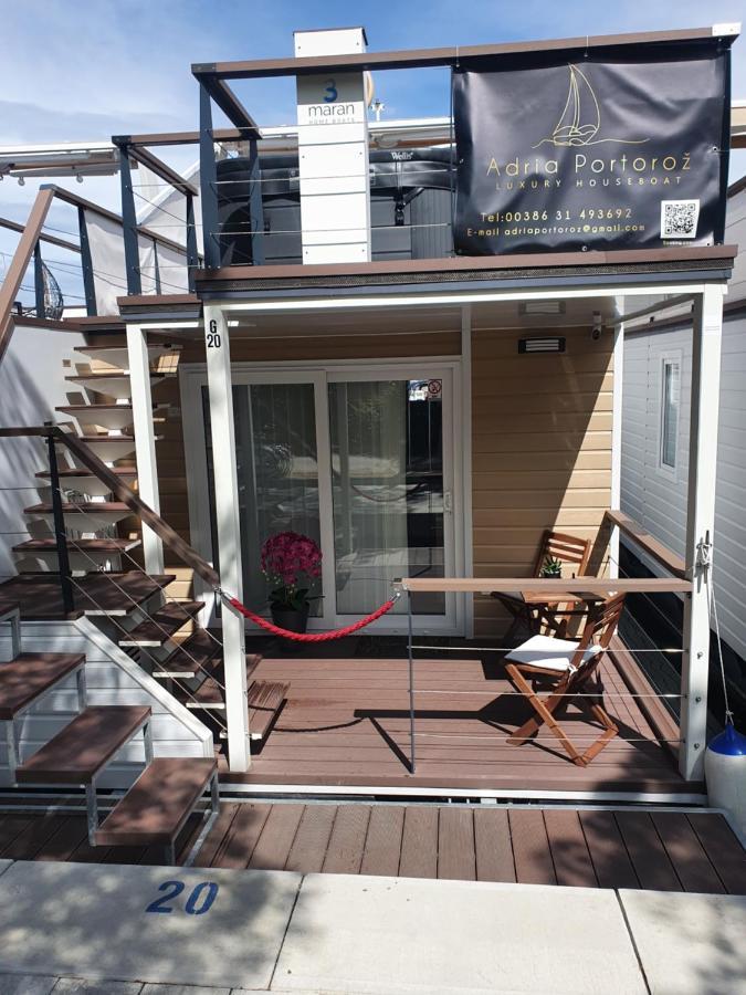 Villa Adria Portoroz Luxury Houseboat Esterno foto